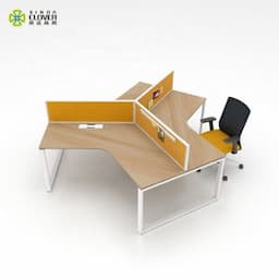 Custom Workstation Desk Office Furniture Wholesale Metal Frame Staff Office Table
