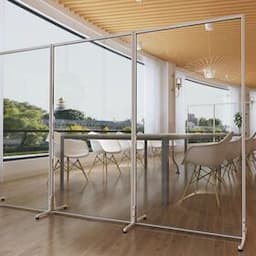 Office Furniture From China Folding Wooden Partition Mobile Room Divider Partition Screen Panel