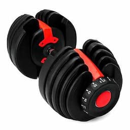 Free Weights Strength Training Gym Weightlifting Exercise 24 kg Quick Adjustable Dumbbells