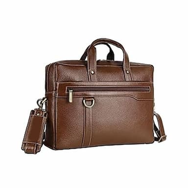 Mens Genuine Leather Laptop Bag PU Messenger Business Travel Briefcase Satchel Water Resistant Computer Bag Wholesale