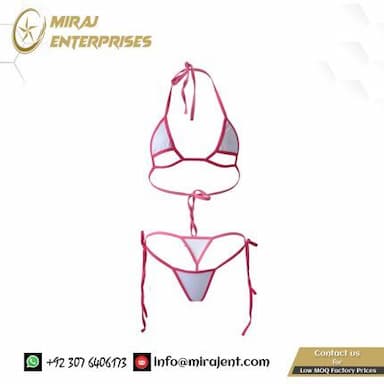 Bikini Sexy Solid color Edge Sling Hollow Lotion Thong Japanese girl Beach swimwear women swimsuit bikinis