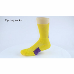 Stock Thick Terry Non-slip Cushion Bottom Crew Calcetines Elite Sport Socks Men Basketball Custom Socks Winter Knitted
