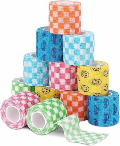 Anthrive Bulk Wholesale Custom Logo Printing Medical Supply Non Woven Easy Tear Self Adhesive Vet Wrap Cohesive Elastic Bandage