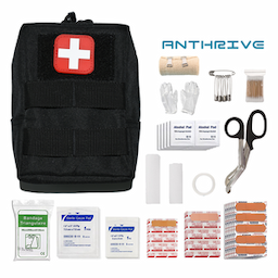 Anthrive Simple Mini IFAK Molle Medical Trauma Survival Bag Combat Emergency First Aid Kit Tactical Pouch