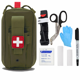 Anthrive Simple Medical Waterproof Molle Survival Tactical Bag Emergency First Aid Kit Combat Trauma Ifak Pouch