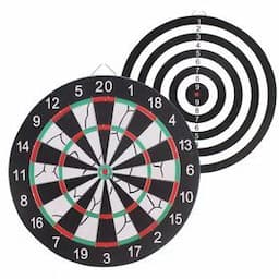 2020 Indoor 12 Inch Dart Board  Plate Double-sided Professional safety Dart Board with 4 darts