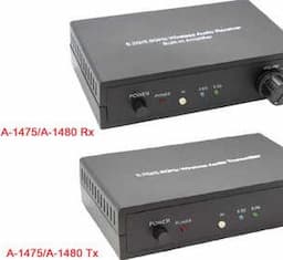 5.2G/5.8GHz Wireless Surround Sound Rear Speakers Kit with Amplifier / Wireless Stereo Audio Kit