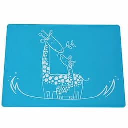 Baby Training Food Plate Placemat Feeding Silicone Mat With Custom Printing