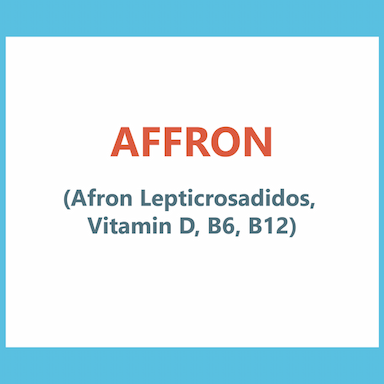 Afron Lepticrosadidos, Vitamin D, B6, B12