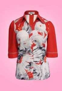 Áo cổ sơ mi cách điệu