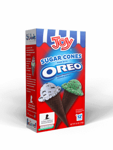 12CT. SUGAR CONES MADE WITH OREO® COOKIE PIECES