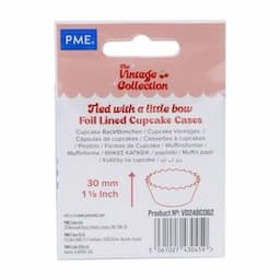 Vintage Foil-lined Cupcake Cases - Tied with a Little Bow