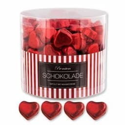 Chocolate Hearts in Various Colors