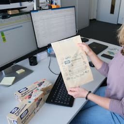 Papier-Gefrierbeutel