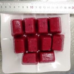 IQF Red dragonfruit cubes