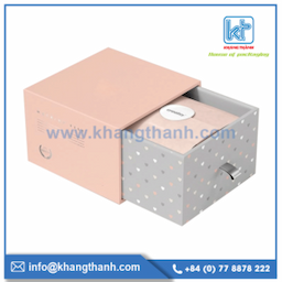 Patterned cardboard box