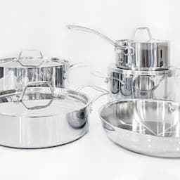 stainless steel kitchenware and cookware