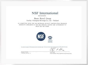 NSF International Certification