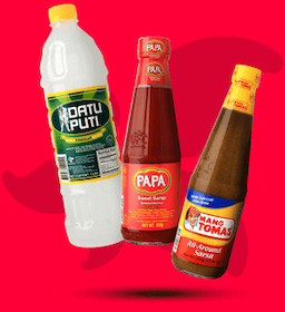 Datu Puti Vinegar, UFC Papa Banana Ketchup, Mang Tomas All-Around Sarsa