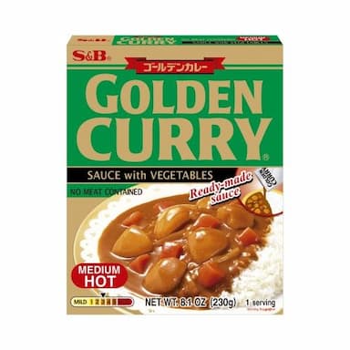 Golden Curry Sauce with Vegetables Medium Hot 230g