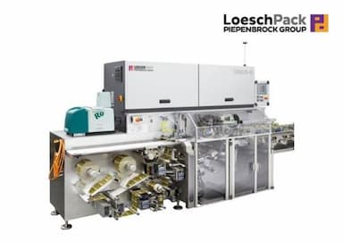 Two-lane automatic folding machine for...