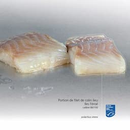 Portion de filet de colin lieu Iles Féroé