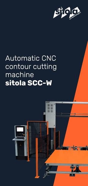 Automatic CNC contour cutting machine sitola SCC-W