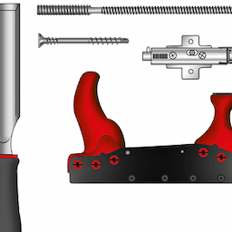 Screws, fasteners, anchors, tools