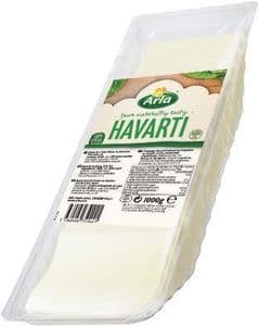 Arla Havarti Slices 55+ - Danish Havarti Cheese Slices 1kg