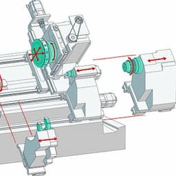 INDEX B500 - Universal turning machine