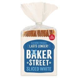 Baker Street White Sliced 550g