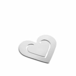 Heart Bookmark in Sterling Silver