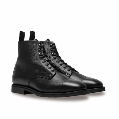 Florence | Mens Cap Derby Boot | Sanders Rubber Sole