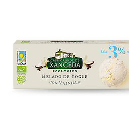Organic yogurt ice cream