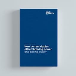 How current ripples affect throwing power and plating quality