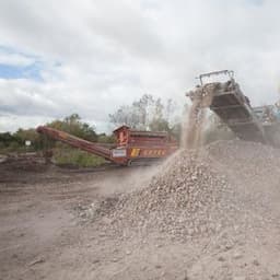 aggregates, soil, and sand