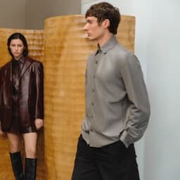 leather jacket, trousers, tops, skirts, dresses, knitwear, blazers, coats, and accessories
