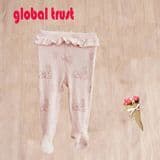 2023 Kids Wear Trousers Knitting Cotton Full-Length Solid Color Children Pants Fashion Style
