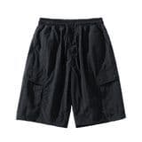 Men Workout Fitness Shorts Sport Gym Breathable Casual Shorts with Drawstring