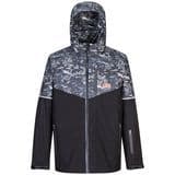 Windbreak and Waterproof Print Fabric Outdoor Jacket with Hood