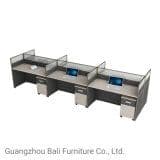 Modern Wooden Office Furniture Cubicle Workstation for 6 Person (BL-GNW16L2037)
