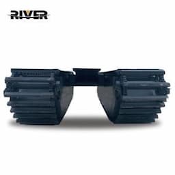 River-60PU Amphibious Excavator Undercarriage Pontoon with ASTM A606 Steel Type and High Tensile Strength