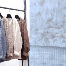 Yigao Textile 100%Polyester Turkish Cashmere Lamb Wool Fabric