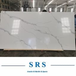 Marble Veins Quartz Slabs for Kitchen Countertops