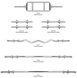 Standard Weightlifting Barbell, Dumbbell Bar, Ez Curl Bar, Straight Bar