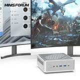 Minisforum Elitemini Hm90 AMD Ryzen 9 4900h 8cores Gaming PC Desktop HDMI/Dp/USB-C 4K@60Hz Output 2X HDD Slot DDR4 32GB/512GB