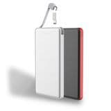 Bulit-in Cable Portable Power Bank, OEM/ODM Printing for Promotional Gift, Ultra-Thin Power Packs
