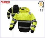 Hi Vis Work Personal Security Guard Traffic Protective Yellow Safety Equipment Workwear Waterproof Reflective Jacket