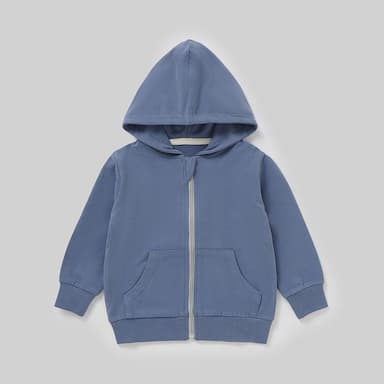 custom logo baby clothes baby boys and girls zipper hooded sweatshirt
