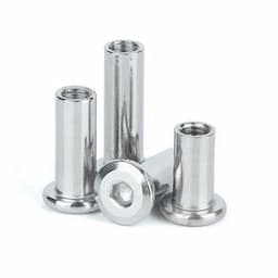 304 stainless steel book screw nut to lock connection butt screw to knock plywood mother nail furniture combination screw